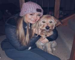 She is a dog lover, according to her a dog is a girl's best friend. She also has a pet dog She is a dog lover, according to her a dog is a girl's best friend. She also has a pet dog.